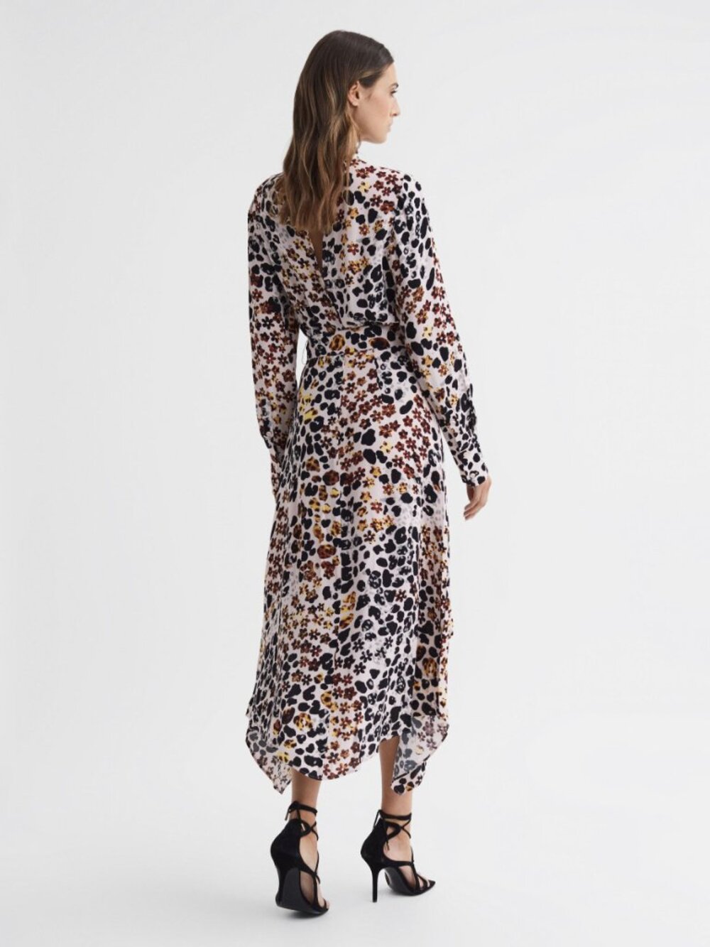 NWT Reiss Lira animal print dress sz 4 $189 - Picture 4 of 4